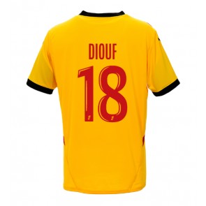 RC Lens Andy Diouf #18 Hemmatröja 2024-25 Kortärmad